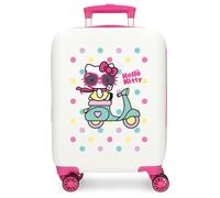 Hello Kitty Girl Gang Maleta de Cabina Rosa 33x50x20 cms Rígida ABS Cierre de combinación Lateral 28,4L 2 kgs 4 Ruedas Dobles Equipaje Mano