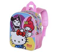 Hello Kitty Happy-Mochila 3D Elite, Rosa, 25 x 30 cm, Capacidad 7 L