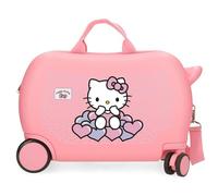 Maleta inf.abs 4r.(2 multi.) 45cm. hello kitty hearts & dots rosa Talla única