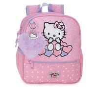 Hello Kitty Hearts & Dots Mochila Preescolar Rosa 23x25x10 cms Poliéster 5,75L