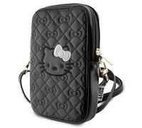 CG MOBILE Hello Kitty HKPBPEKHBPK - Bolso acolchado con lazo negro, Negro