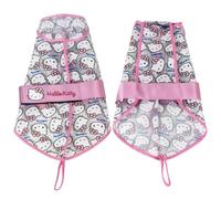 Hello Kitty Impermeable Perro Pequeño Ajustable Sanrio Oficial | Talla ajustable L · Cierre velcro · Ideal paseos con lluvia · Rosa Hello Kitty con licencia oficial Sanrio