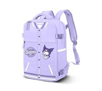 Hello Kitty Kuromi Varsity-Mochila Mercury 2.0 Viaje Cabina Avión 40x20x25cm, Malva, Capacidad 20 L