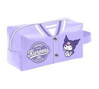 Hello kitty kuromi varsity-neceser de viaje brick plus, malva, 27 x 13