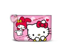 Hello Kitty Lovely-Monedero Cuadrado Pequeño, Rosa, 12 x 9 cm