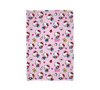 Hello Kitty Manta Polar Rosa Gato Suave Autorizado 100cm x 150cm Acogedor Manta