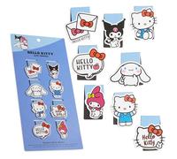 Hello Kitty Marcapaginas Magnetico, Pack de 8, Accesorios de Lectura (Azul 8 Pack)