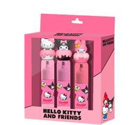 Hello kitty mix-pack de 3 marcadores fluorescentes rosa