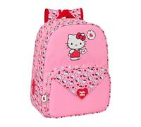 Safta Mochila escolar HELLO KITTY Hearts Infantil 34 cm adaptable a carro