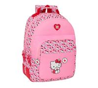 HELLO KITTY - Mochila Escolar Infantil, Ideal para Niños de Diferentes Edades, Cómoda y Versátil, Calidad y Resistencia, 32x15x42 cm
