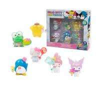 Hello Kitty - Pack de 6 Figuras, Acompaña a los Amigos Aventuras, Figuras Diferentes con Accesorios Únicos y Divertidos, para Niños a Partir de 4 años, Famosa (HKT11000)