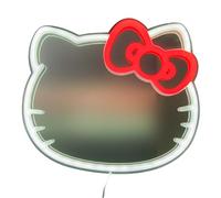 Espejo de neón led montable en la pared hello kitty