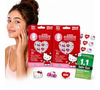 Hello Kitty Parches Granos 40 Parches - Pimple Patch Hidrocoloide Invisible - Parche Acne Cara - Pegatinas Granos Estrella - Tratamiento Anti Imperfecciones Acné Facial Día y Noche
