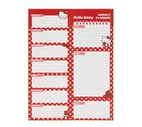 HELLO KITTY - Planning Semanal, Ideal para Niños en Edad Escolar, Cómodo y Versátil, Calidad y Resistencia,
