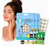 Hello Kitty Pompompurin Parches Granos 60 Parches - Pimple Patch Hidrocoloide Invisible - Parche Acne Cara - Pegatinas Granos Estrella - Tratamiento Anti Imperfecciones Acné Facial Día y Noche