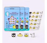 Hello Kitty Pompompurin Parches Granos 60 Parches - Pimple Patch Hidrocoloide Invisible - Parche Acne Cara - Pegatinas Granos Estrella - Tratamiento Anti Imperfecciones Acné Facial Día y Noche
