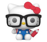 Hello Kitty Pop Sanrio Figura Vinile Hello Kitty Nerd 9 Cm Funko Scatola Rovina