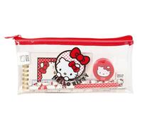 HELLO KITTY - Portatodo Actividades, Estuche Infantil, Estuche Niño, Ideal para Niños en Edad Escolar, Cómodo y Versátil, Calidad y Resistencia, 22.5x10.5 cm