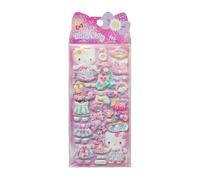 Conjunto de Autocolantes com Relevo - Hello Kitty Puffy (Sortido)