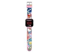 Kids Licensing Hello Kitty Reloj digital de cuarzo para niñas Correa silicona rosa