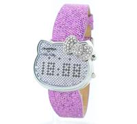 Hello kitty reloj digital para mujer de cuarzo con correa en piel ct71