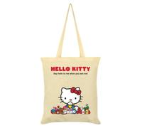 Hello Kitty Say Hello - Bolsa de mano color crema, crema