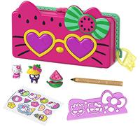 Hello Kitty Set de juego de lápices con diseño de sandía con muñecos y accesorios de juguete (Mattel GVC40)