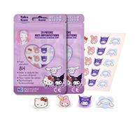 Hello Kitty Set Parches Granos 40 Parches - Pimple Patch Hidrocoloide Invisible - Parche Acne Cara - Pegatinas Granos Estrella - Tratamiento Anti Imperfecciones Acné Facial Día y Noche