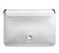 Hello Kitty Funda para portátil HKCS14PGHDLMS 14" Plata PU Logo metálico