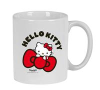 HELLO KITTY - Taza Grande de Cerámica, Resistente, Ligera, Duradera, 350 ml, 8x9.5 cm