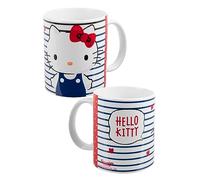 Hello Kitty - Taza (porcelana, 320 ml), diseño de corazones
