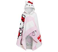 Hello Kitty Toalla con capucha 3D para niñas, poncho de algodón, toalla de playa, toalla de baño, cambiador, bata