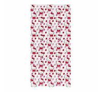 Hello Kitty - Toalla de baño de Gran tamaño, 100% algodón, súper Suave y Absorbente, Estampado de Fresa, 30 x 54 Pulgadas (Producto con Licencia Oficial) Franco