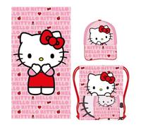Set toalla + saco + gorra Hello Kitty