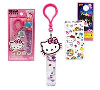 Hello Kitty Tubos de brillo de labios - Paquete con 2 brillos de labios en varios sabores para recuerdos de fiesta más clip de bolsa, calcomanías, más | Recuerdos de fiesta de Hello Kitty