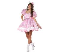 Hello Kitty Unicorn Dreams - Vestido de fiesta para mujer, talla L, color rosa