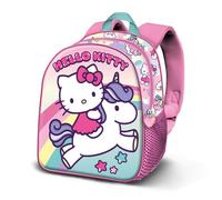 Hello Kitty Unicorn-Mochila 3D Elite, Rosa 25 x 30 cm, Capacidad 7 L