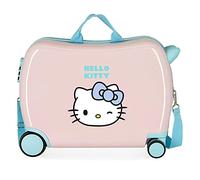 Hello Kitty Wink Maleta Infantil Azul 50x39x20 cms Rígida ABS Cierre de combinación lateral 34L 1,8 kgs 4 Ruedas Equipaje de Mano