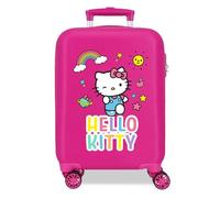 Hello Kitty You Are Cute Maleta de Cabina Rosa 33x50x20 cms Rígida ABS Cierre de combinación Lateral 28,4L 2 kgs 4 Ruedas Dobles Equipaje Mano