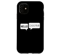 Hello Konnichiwa Japanese-English Translator Carcasa para iPhone 11
