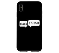 Hello Konnichiwa Japanese-English Translator Carcasa para iPhone XS MAX