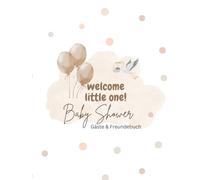 Hello little one! Baby Shower Gäste und Freundebuch