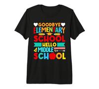 Hello Middle School, Goodbye Elementary School 2026 Last Day Camiseta Premium
