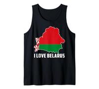 Hello Minsk I Love Bielorrusia - Bandera de Mapa Orgullosa de mamá bielorrusa Camiseta sin Mangas