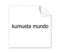 Hello Mundo Filipinos gafas paño de limpieza paño limpiador de regalo teléfono Protector de 5 unidades