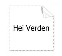 Hello Mundo Idioma noruego gafas paño de limpieza paño limpiador de regalo teléfono Protector de 5 unidades