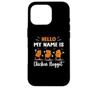 Hello My Name Is Chicken Nugget Disfraz de Halloween para niños Carcasa para iPhone 16 Pro