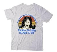 Hello My Name Is Inigo Montoya Tshirt Unisex - The Princess Bride Mandy PatinkinGrey3XL