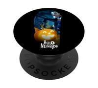 Hello Neighbor - Halloween Night: Neighbor & Pumpkin PopSockets PopGrip Adhesivo
