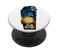 Hello Neighbor - Halloween Night: Neighbor & Pumpkin PopSockets PopGrip Adhesivo